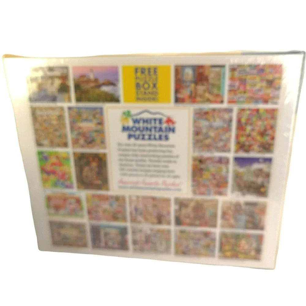 White Mountain Puzzle Pencils Collage by Maureen Rupprecht 1000 Piece Jigsaw New